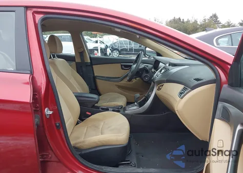 2013 Hyundai Elantra Gls/Limited из США, поврежденный, VIN 5NPDH4AEXDH201179